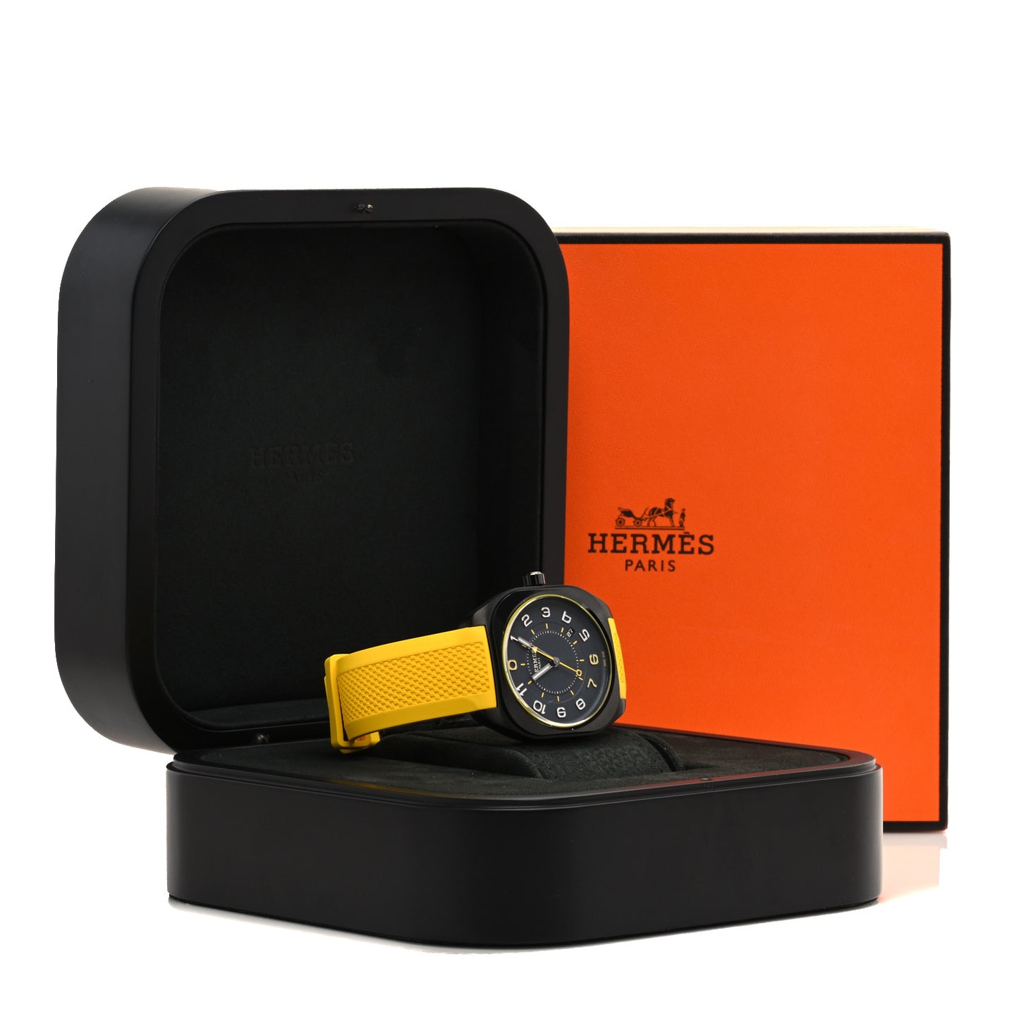 Titanium Rubber 39mm H08 Special Edition Madison Automatic Watch Yellow