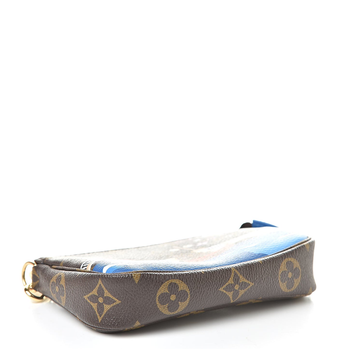 Monogram 2019 Christmas Animation Mini Venice Pochette Accessories Blue