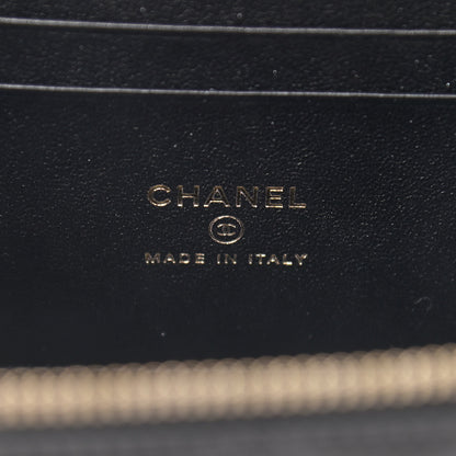 Chanel Lambskin Quilted Small Top Handle Vanity Case With Chain Black 6 of 11