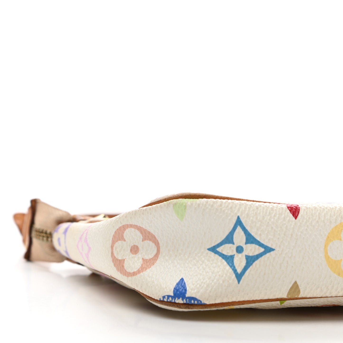 Monogram Multicolor Pochette Accessories White