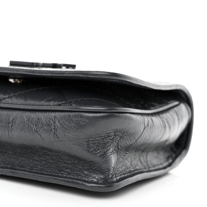 Saint Laurent Crinkled Calfskin Matelasse Monogram Niki Chain Wallet Storm 10 of 10