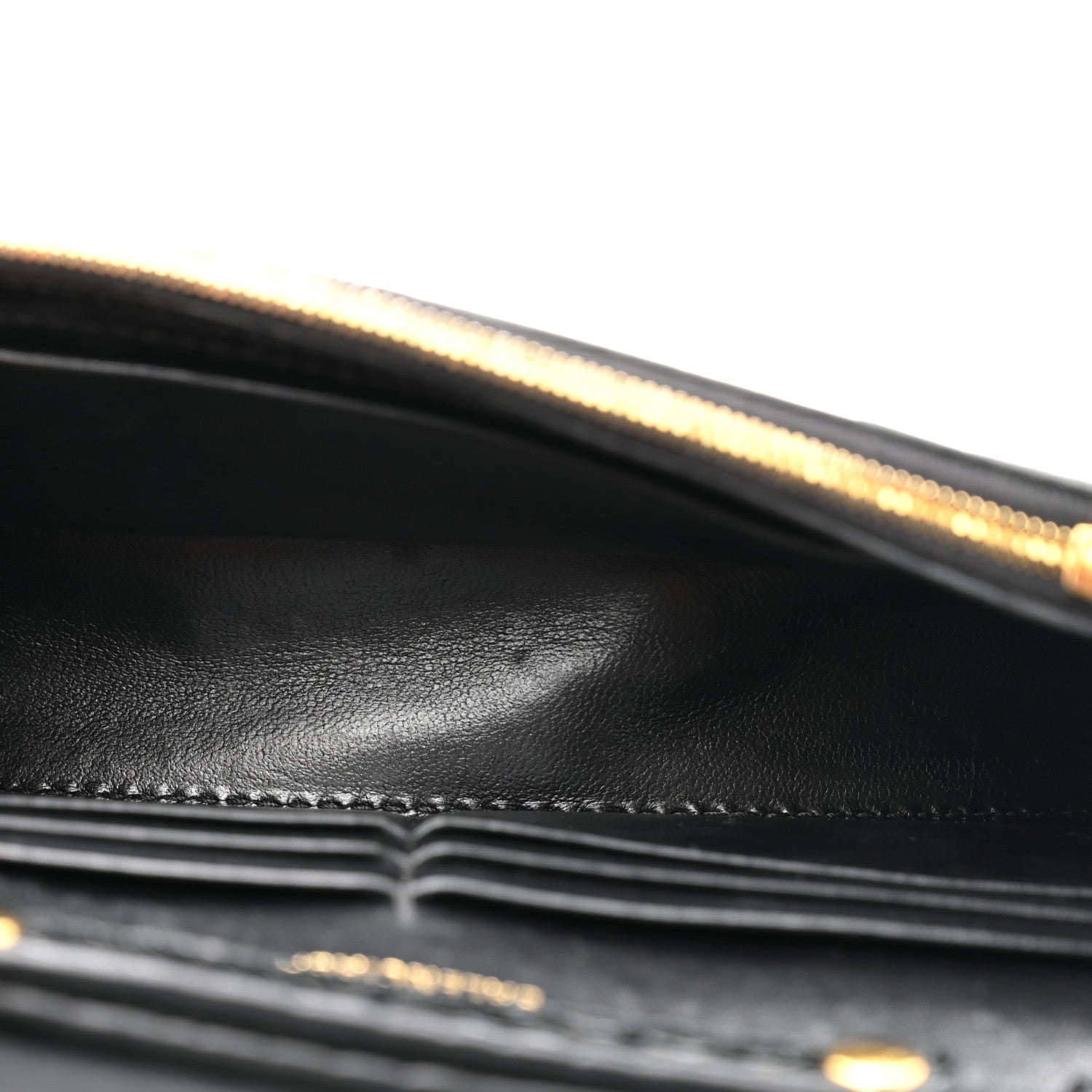 Balenciaga Shiny Calfskin Crocodile Embossed Hourglass Chain Bag Black 5 of 10