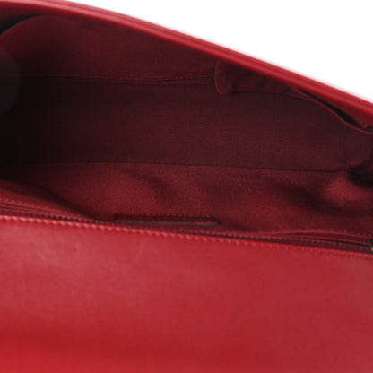 Chanel Lambskin Quilted New Medium Boy Flap Dark Red 4 of 9
