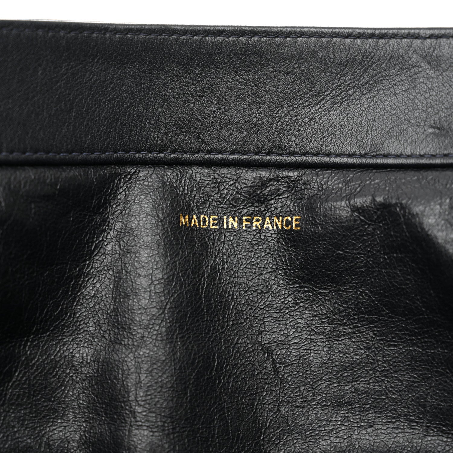 Chanel Lambskin CC Tote Navy 10 of 13