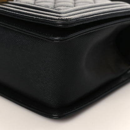 Chanel Caviar Quilted Medium Boy Flap Black 8 of 8