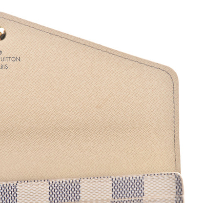 Louis Vuitton Damier Azur Sarah Wallet NM 7 of 8