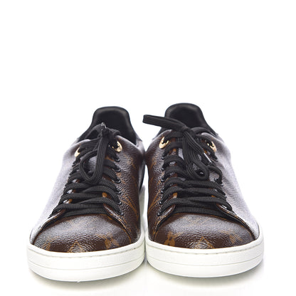 Louis Vuitton Patent Monogram Frontrow Sneakers 38 2 of 11