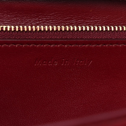 Celine Box Calfskin Medium Classic Box Flap Bag Burgundy 7 of 15