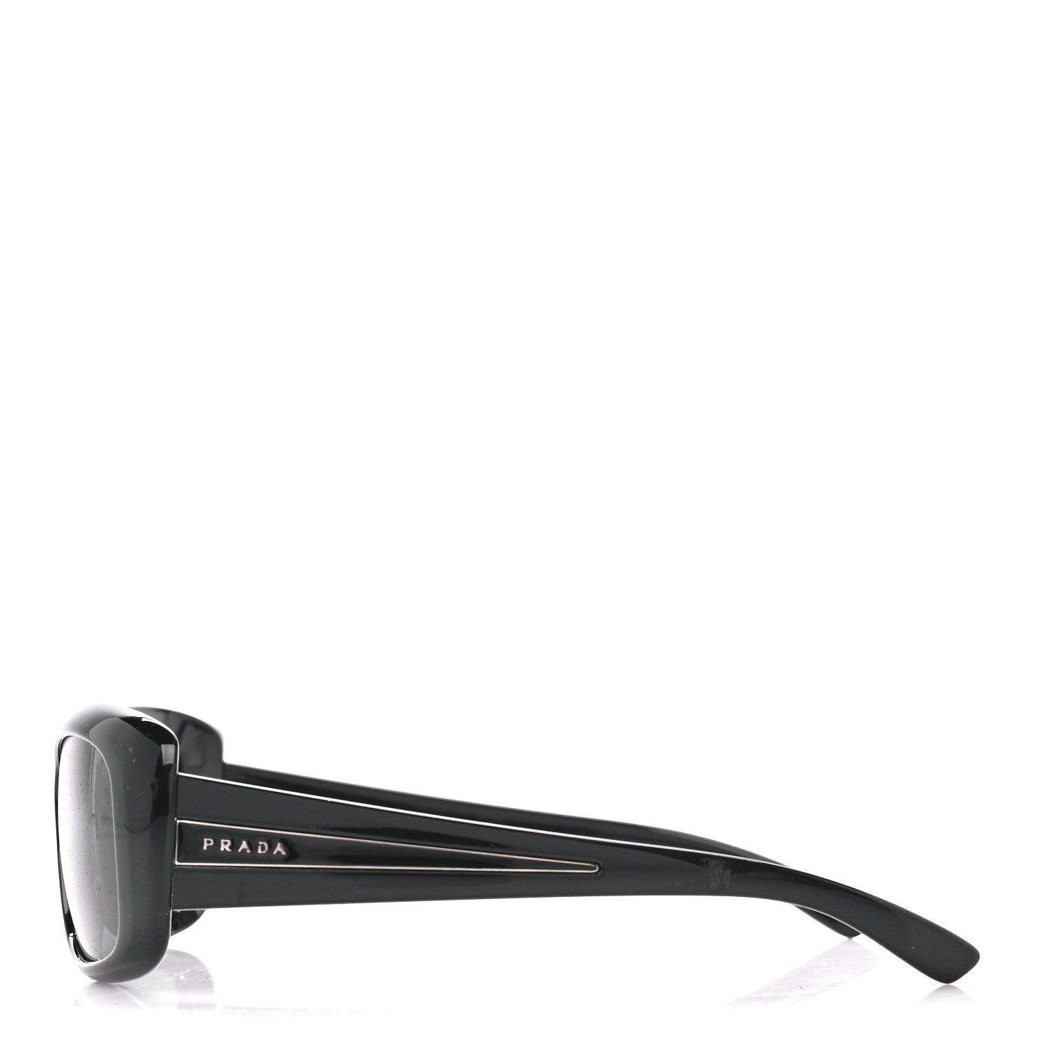Prada Logo Sunglasses SPR 04L Black 3 of 7