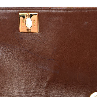 Chanel Lambskin Vertical Quilt Small Square Flap Brown 11 of 15