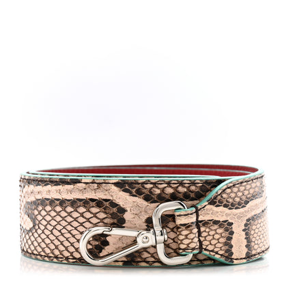 Fendi Shiny Snakeskin Vitello Dolce Strap You Cipria Ribes 1 of 4