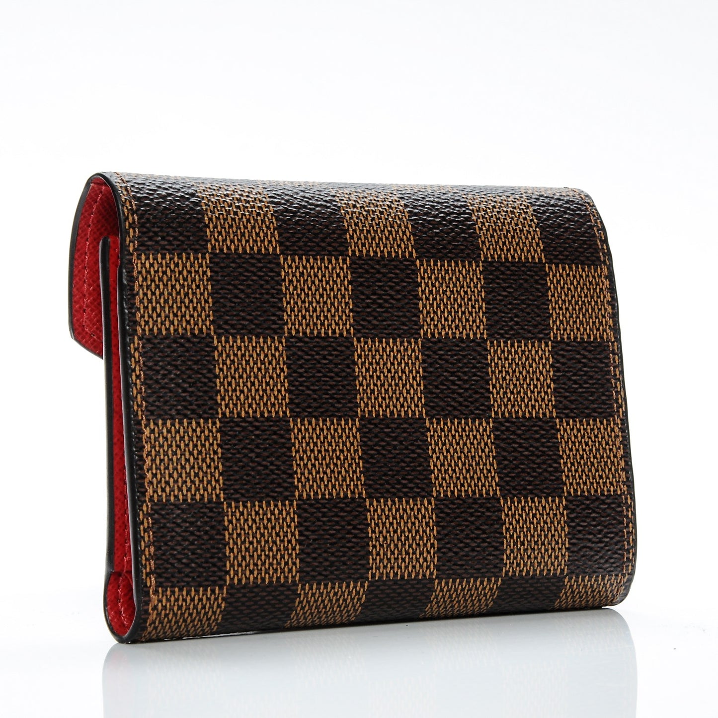 Damier Ebene Victorine Wallet Red
