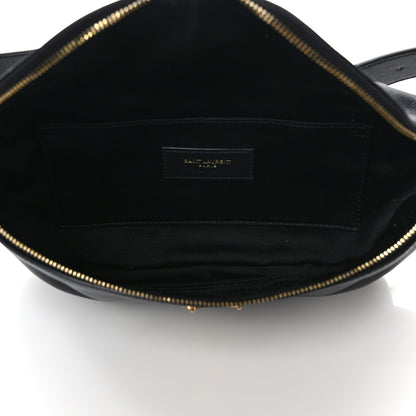 Saint Laurent Grain De Poudre Monogram Belt Bag Black 5 of 10
