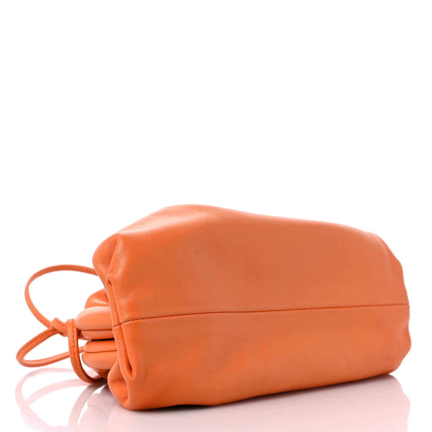 Butter Calfskin The Mini Pouch Light Orange