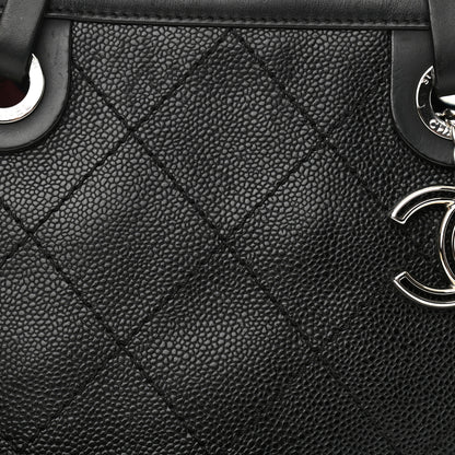 Chanel Grained Calfskin Shopping Fever Tote Black 9 of 16