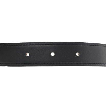 Hermes Swift Epsom 24mm Belt Strap 75 Black Gold 7 of 10