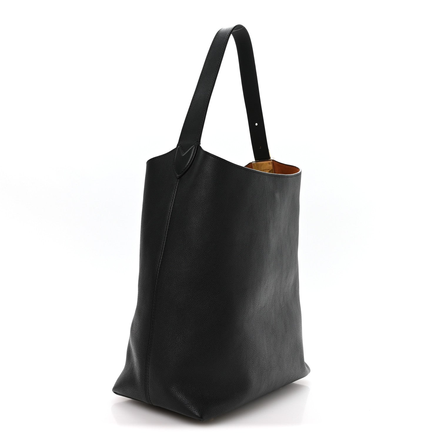 Louis Vuitton Grained Calfskin Low Key Hobo MM Black 4 of 10