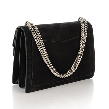 Gucci Suede Medium Dionysus Shoulder Bag Black 3 of 8