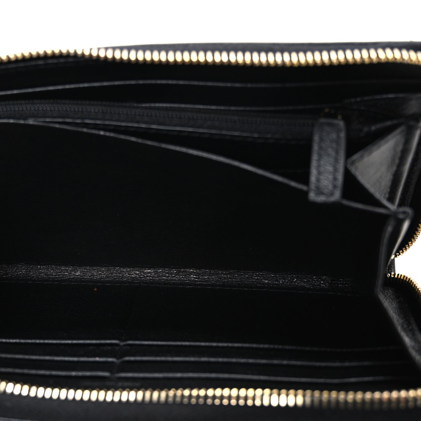 Chevre Belle De Jour Zip Around Wallet Black