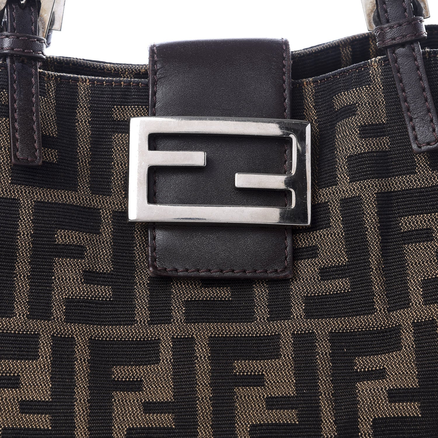 Fendi Zucca Shoulder Bag Tobacco 9 of 9