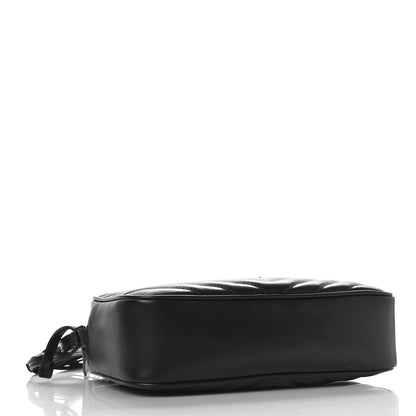 Saint Laurent Calfskin Matelasse Monogram Monochrome Lou Camera Bag Black 4 of 8