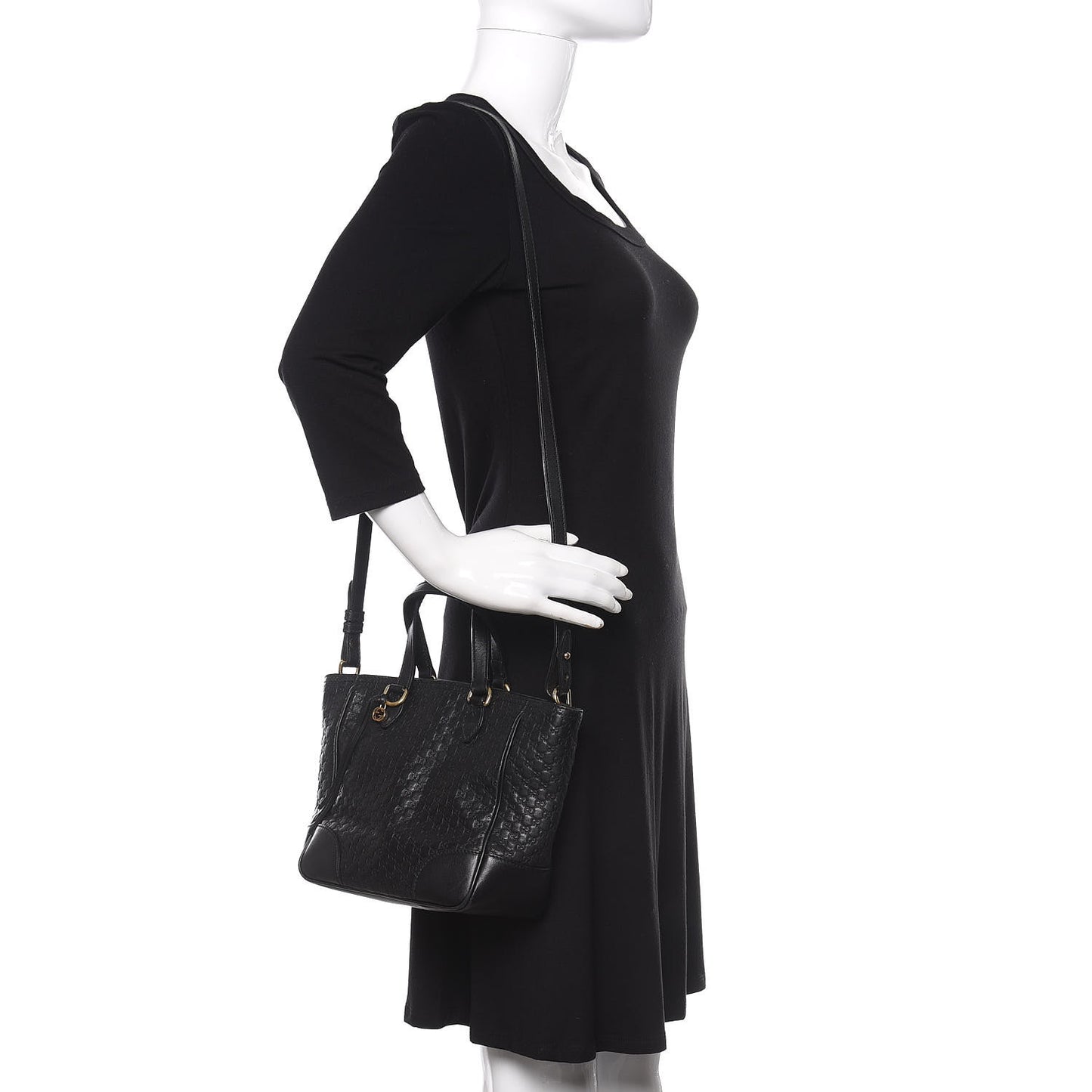 Microguccissima Small Bree Tote Black