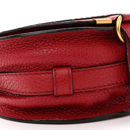 Chloe Calfskin Mini Marcie Round Crossbody Bag Red 10 of 13
