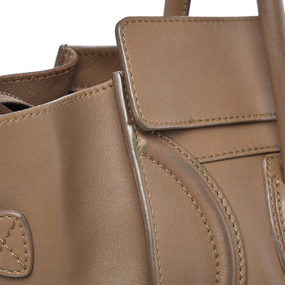 Celine Smooth Calfskin Mini Luggage Camel 12 of 17