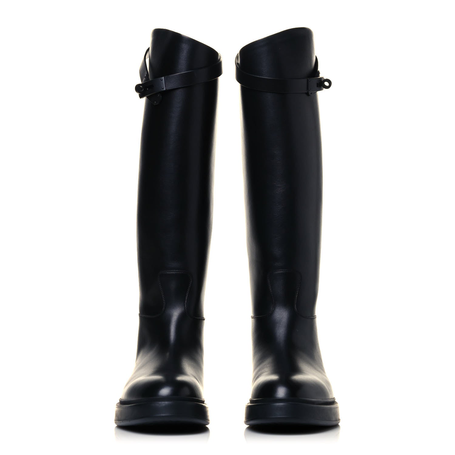 Hermes Box Kelly Jumping Boots 40 So Black 2 of 6
