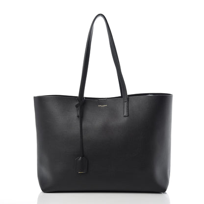 Saint Laurent Calfskin Large Shopping Tote Black 3 of 14