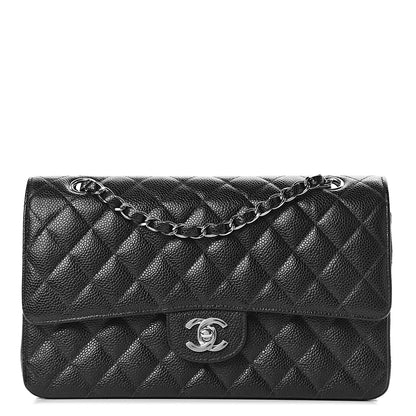 Chanel Caviar Quilted Medium Double Flap Black 1 of 16