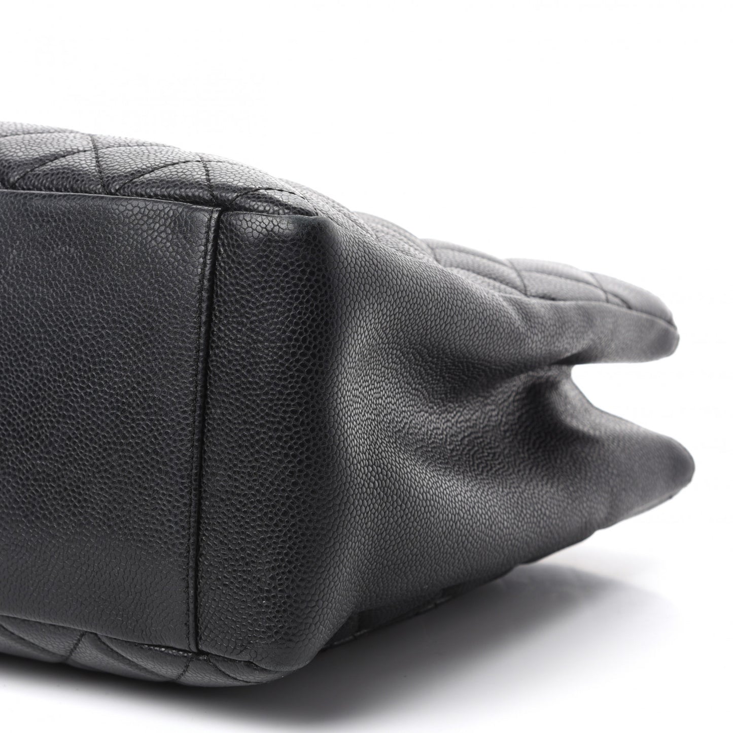 Caviar Quilted Grand Shopping Tote GST Black