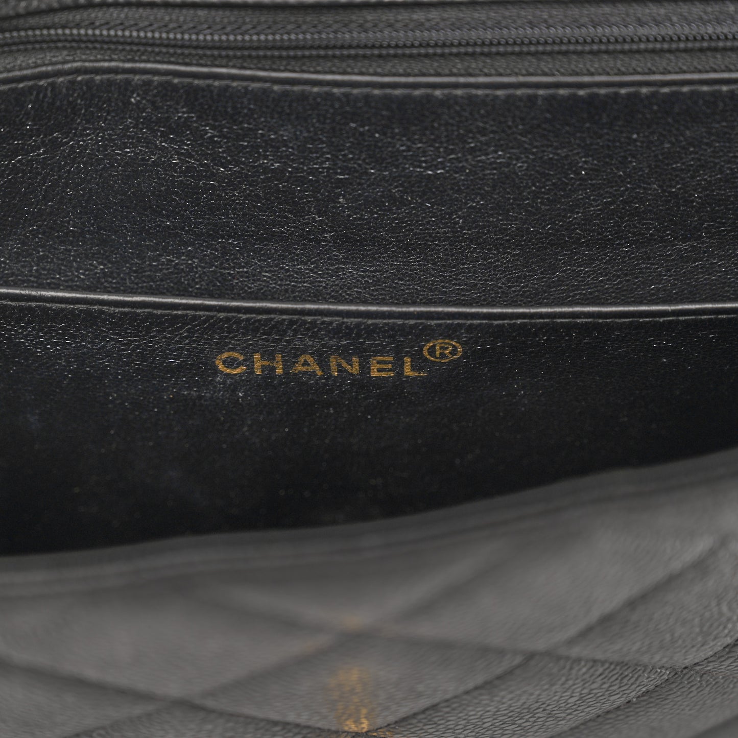 Caviar Quilted Briefcase Laptop Bag Black