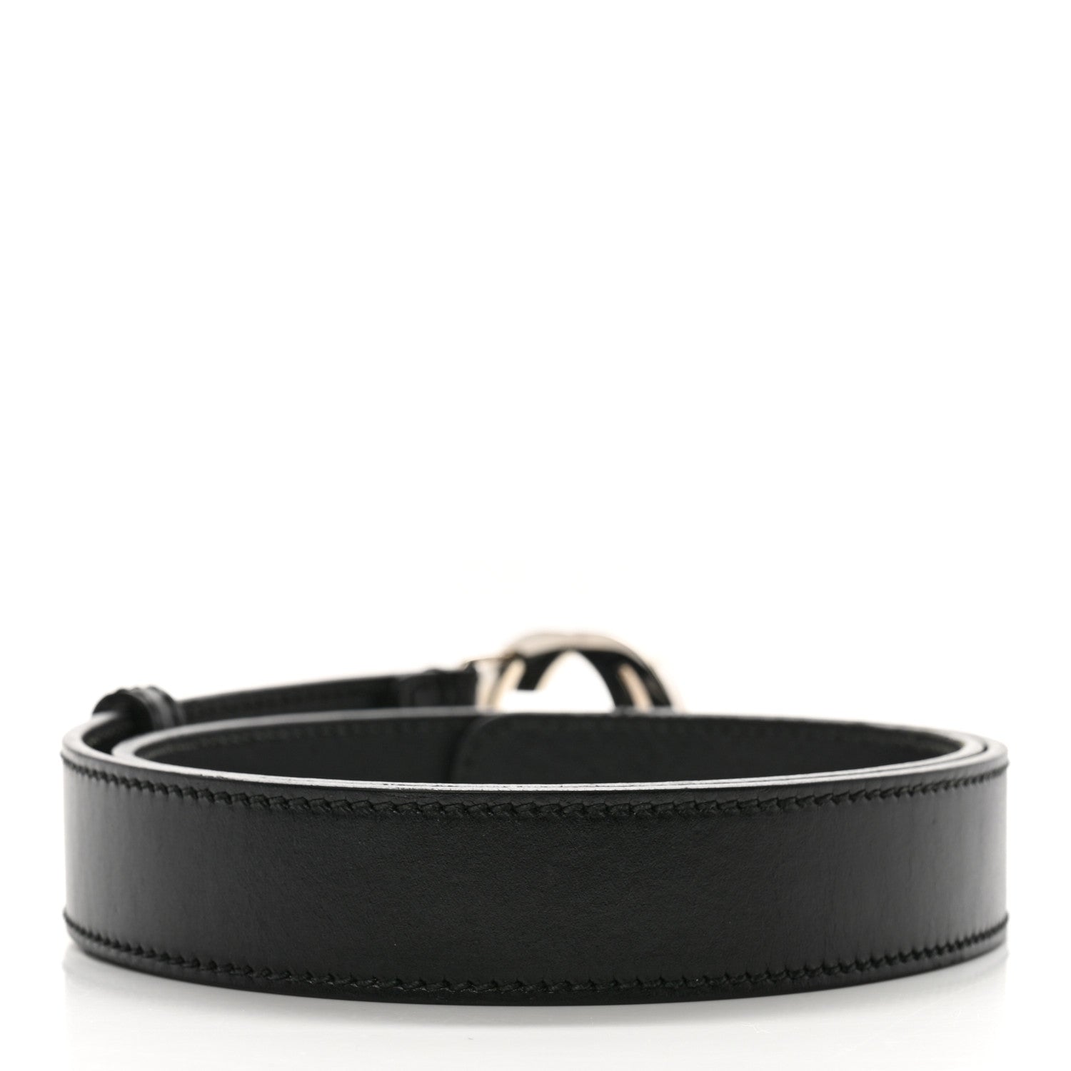 Gucci Calfskin Interlocking G Belt 80 32 Black 2 of 7