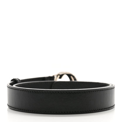 Gucci Calfskin Interlocking G Belt 80 32 Black 2 of 7
