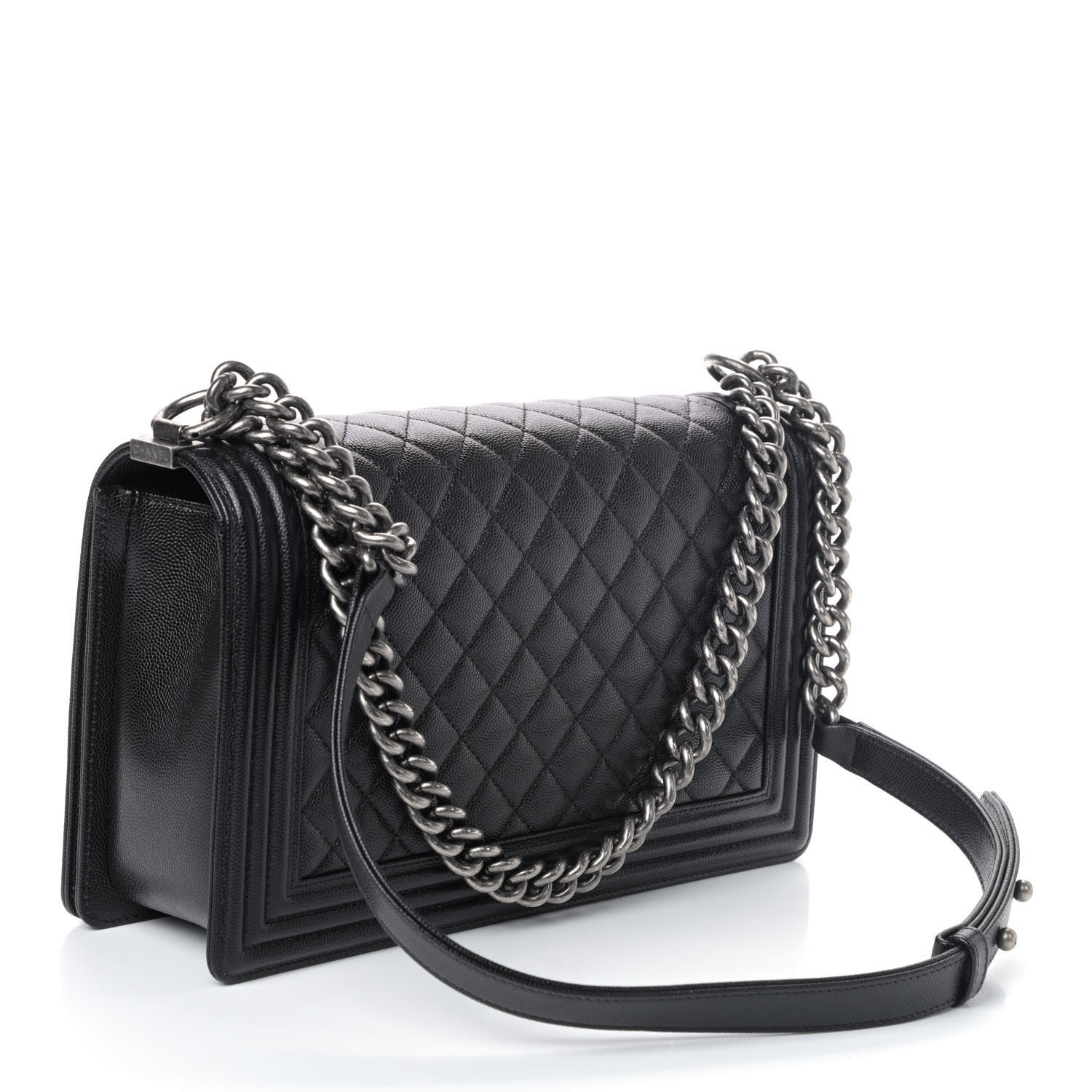 Chanel Caviar Quilted New Medium Boy Flap Black 2 of 4