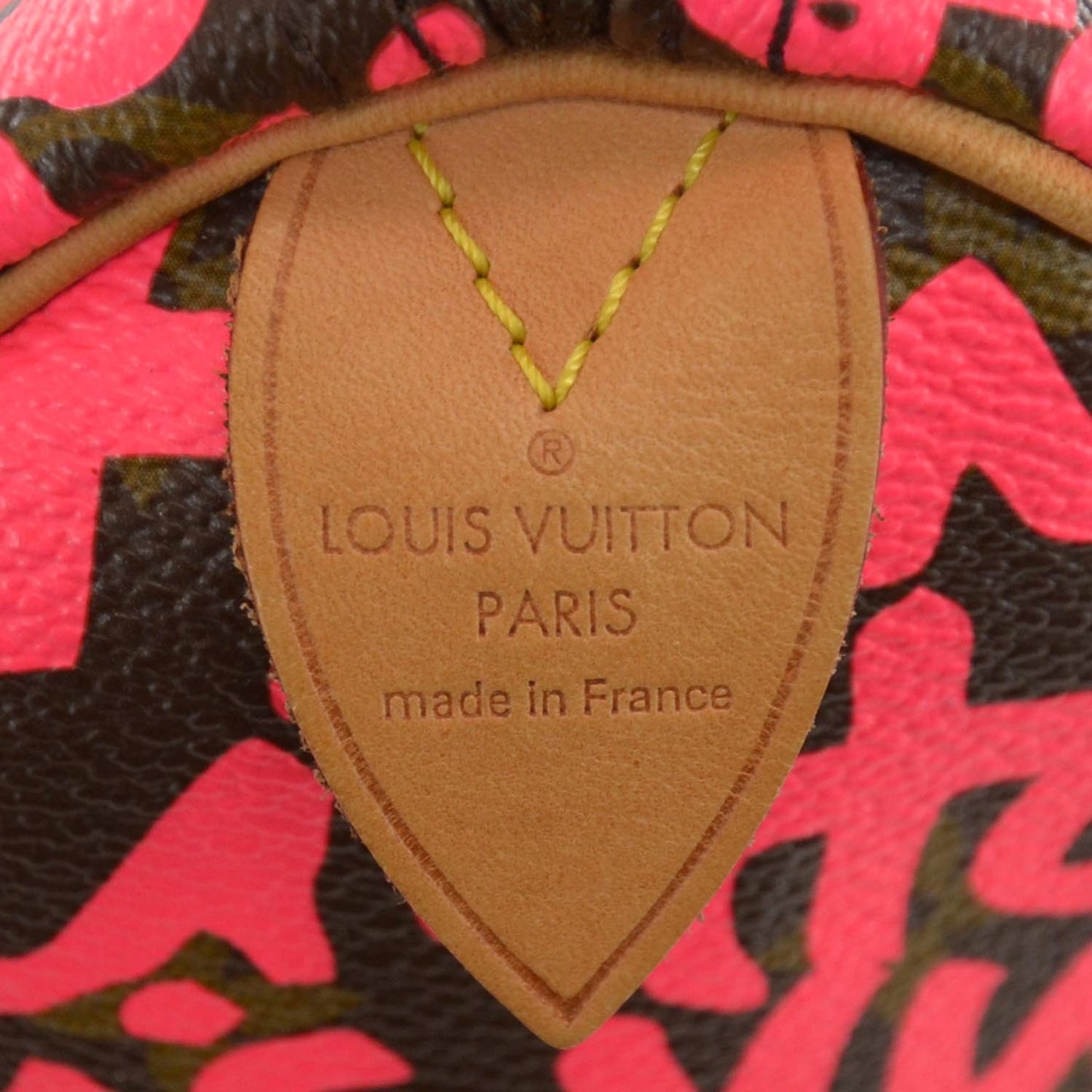 Monogram Graffiti Speedy 30 Fuchsia