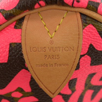 Louis Vuitton Monogram Graffiti Speedy 30 Fuchsia 5 of 7