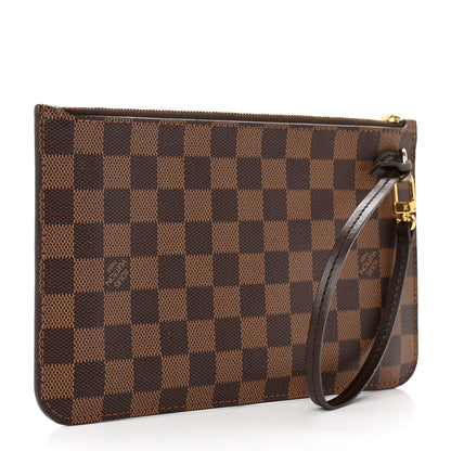 Louis Vuitton Damier Ebene Neverfull MM GM Pochette 3 of 10