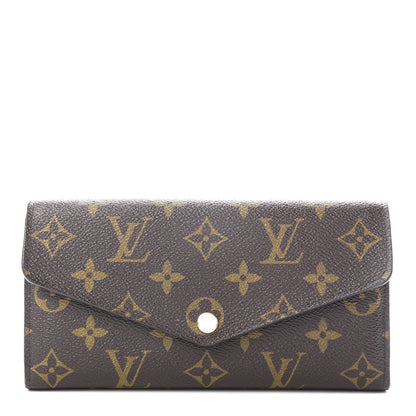 Louis Vuitton Monogram Sarah Wallet NM Rose Ballerine 1 of 8
