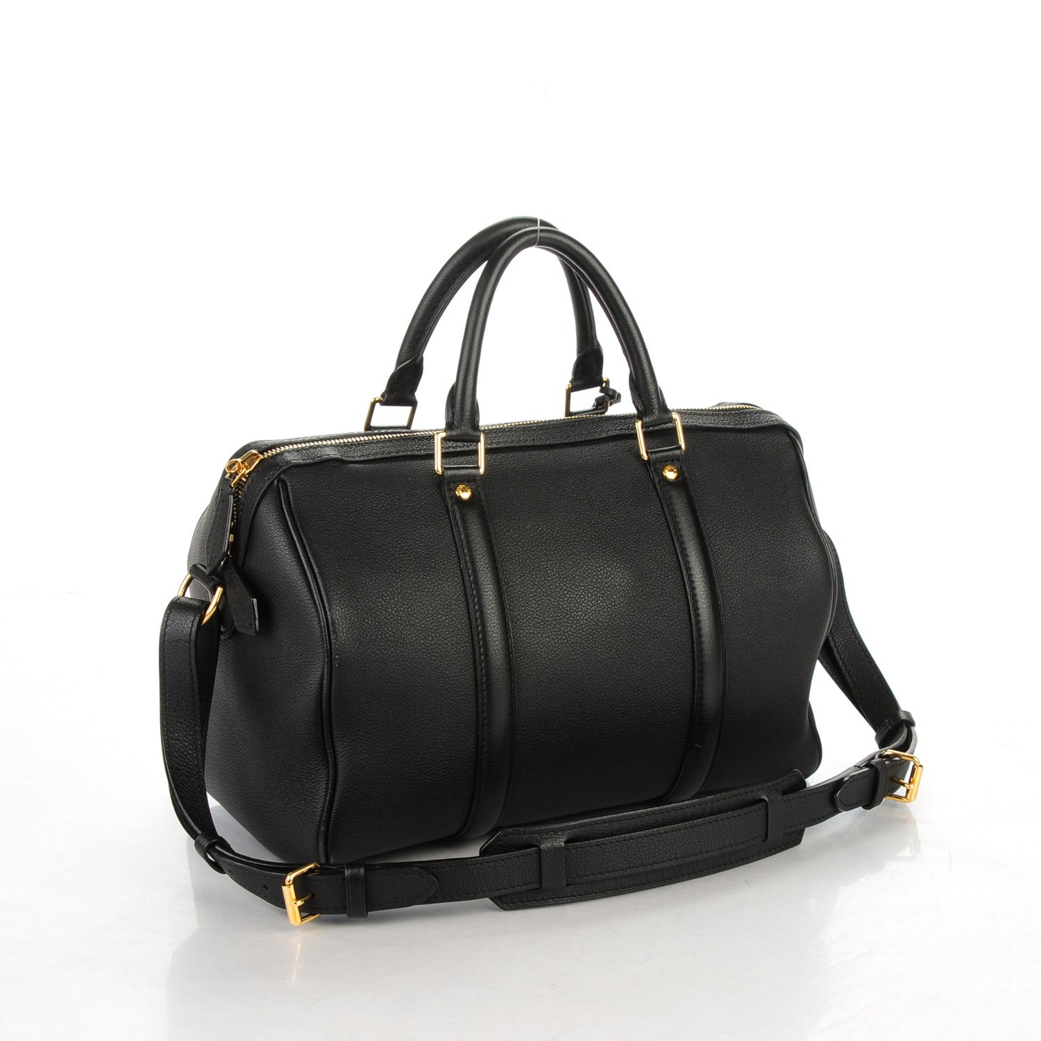 Louis Vuitton Veau Cachemire SC Bag PM Black 3 of 7
