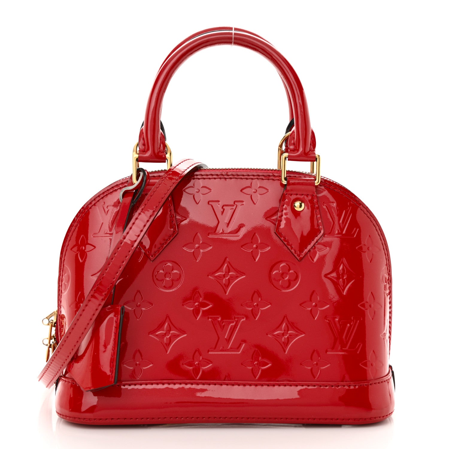Louis Vuitton Vernis Alma BB Cherry 1 of 10