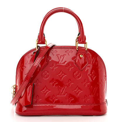 Louis Vuitton Vernis Alma BB Cherry 1 of 10