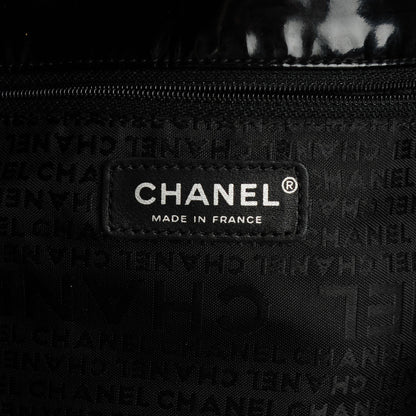 Chanel Vinyl XL Coco Cabas Black 6 of 7