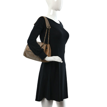 Chanel Lambskin Lax Accordion Flap Brown 2 of 9