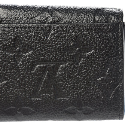 Louis Vuitton Empreinte Zoe Wallet Black 6 of 7