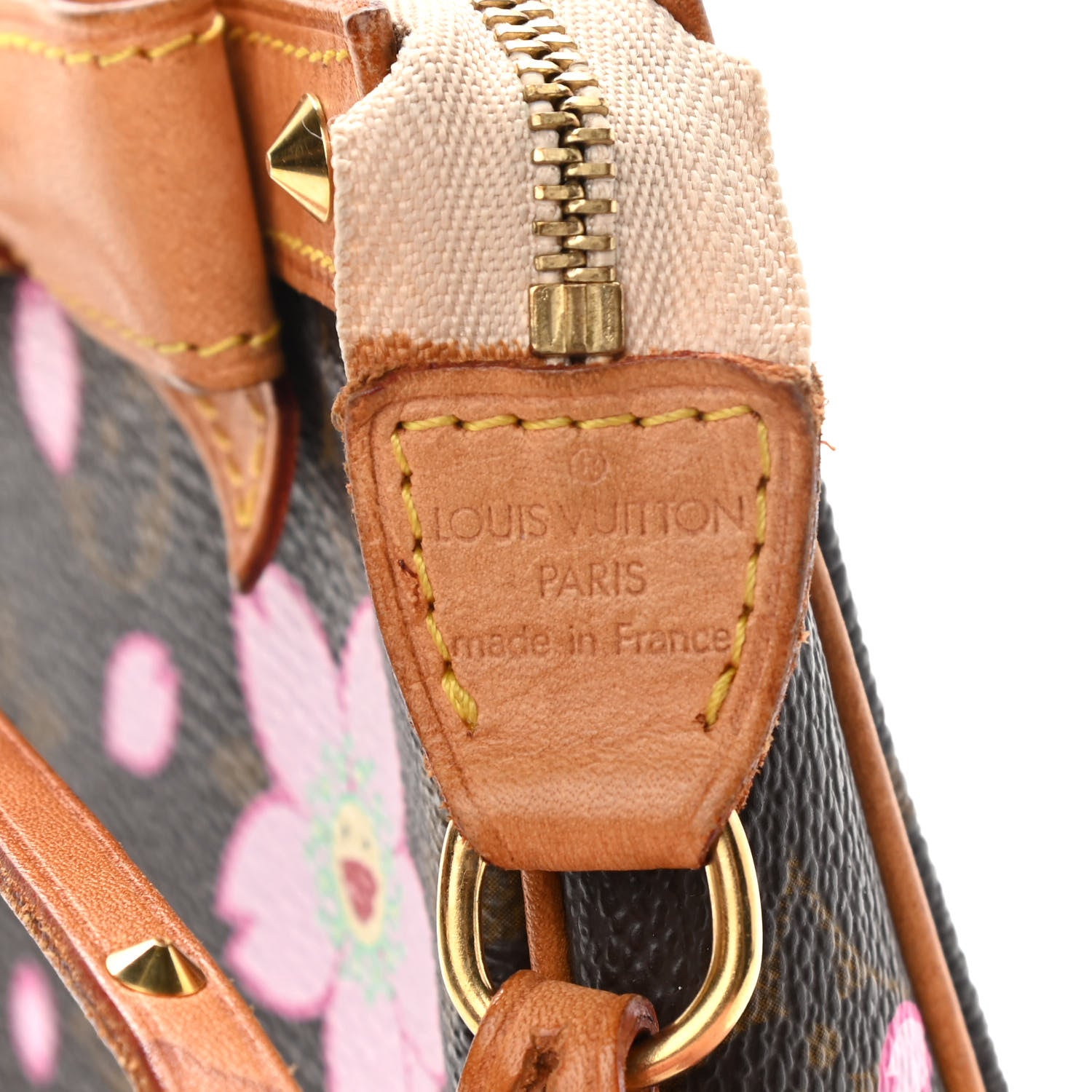 Louis Vuitton Monogram Cherry Blossom Pochette Accessories Brown 7 of 12
