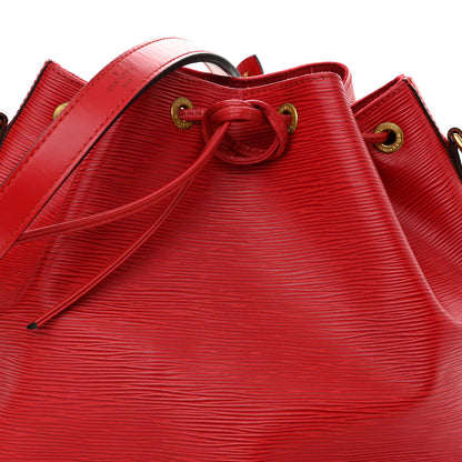 Louis Vuitton Epi Petit Noe Castillan Red 7 of 10