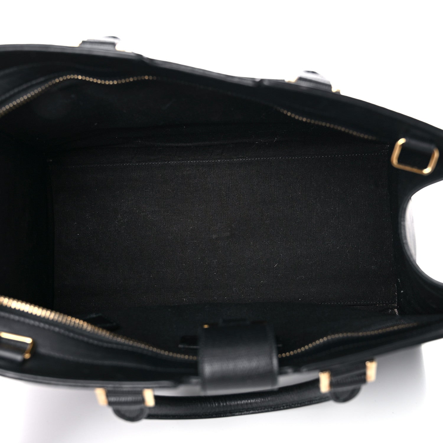 Saint Laurent Textured Calfskin Small Classic Y Cabas Black 4 of 12
