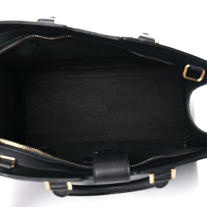 Saint Laurent Textured Calfskin Small Classic Y Cabas Black 4 of 12